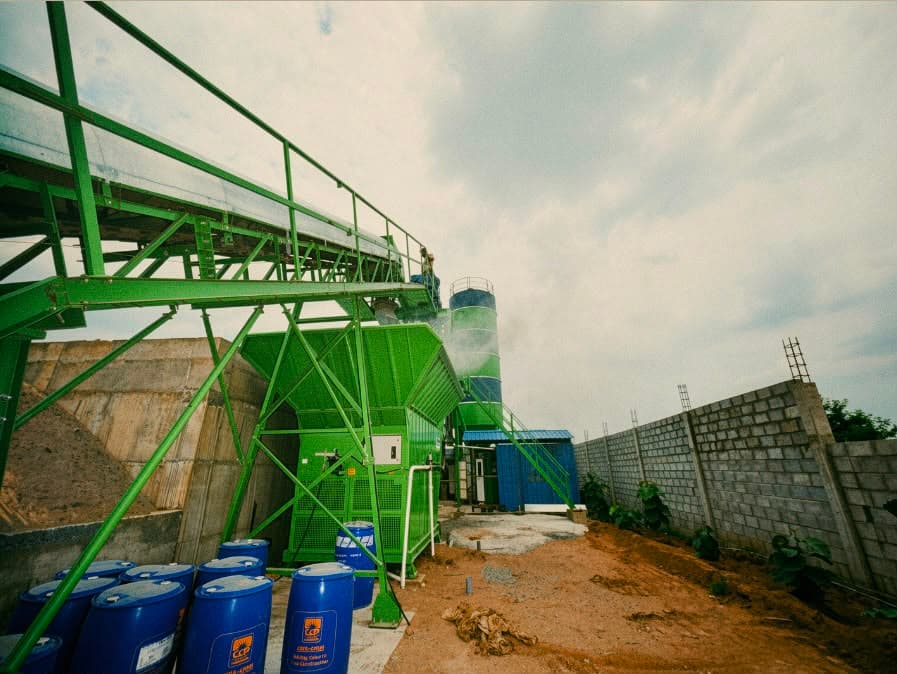 Ready mix concrete plant equipment at IRC Construction