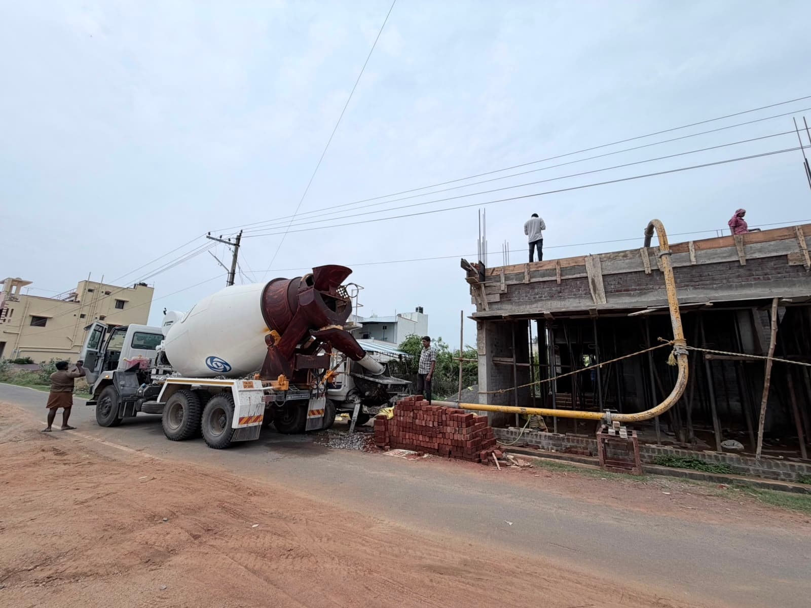 Ready mix concrete vehicle and plant infrastructure
